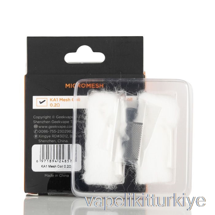 Elektronik Sigara Kalemi Vape Mate Geek Vape Zeus X Mikro örgülü Sac Bobinler (2 Yaprak) 0.2ohm Ka Mikro örgülü Bobinler